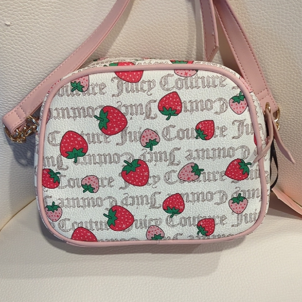 Juicy Couture Strawberry Print Crossbody Bag and Wallet - Picture 6 of 9